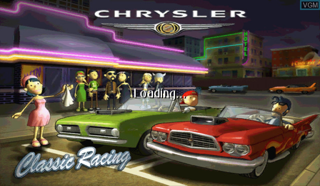 Chrysler Classic Racing title screen for Wii
