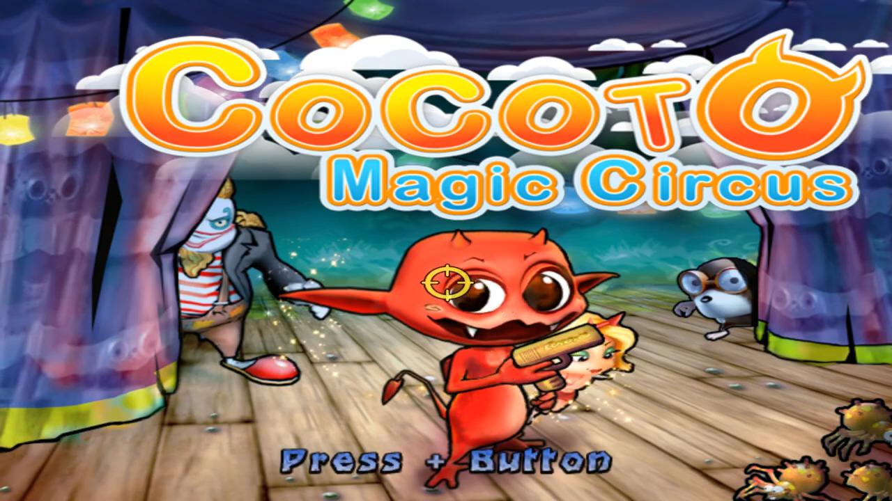 Cocoto Magic Circus title screen for Wii