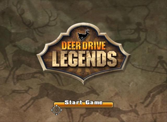 Deer Drive Legends title screen for Wii