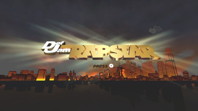 Def Jam Rapstar title screen for Wii