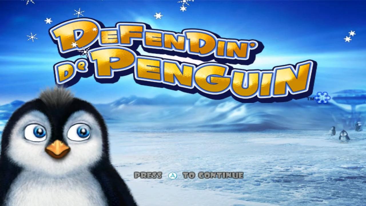 Defendin' de Penguin title screen for Wii