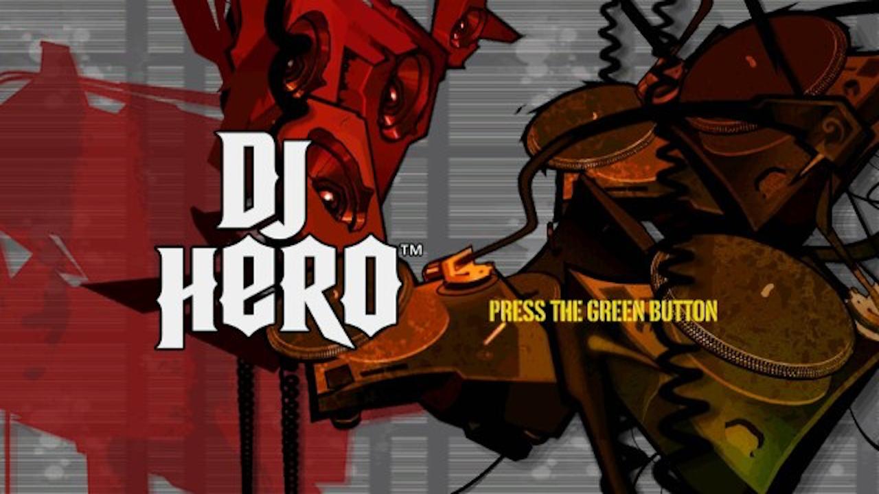DJ Hero (game only) title screen for Wii