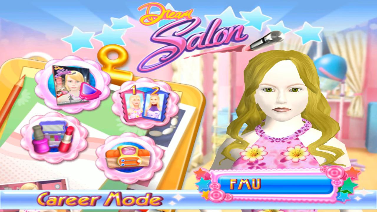 Dream Salon title screen for Wii