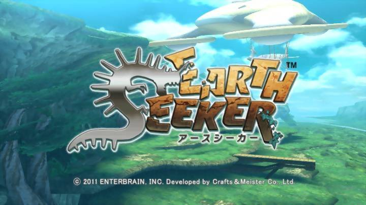 Earth Seeker title screen for Wii