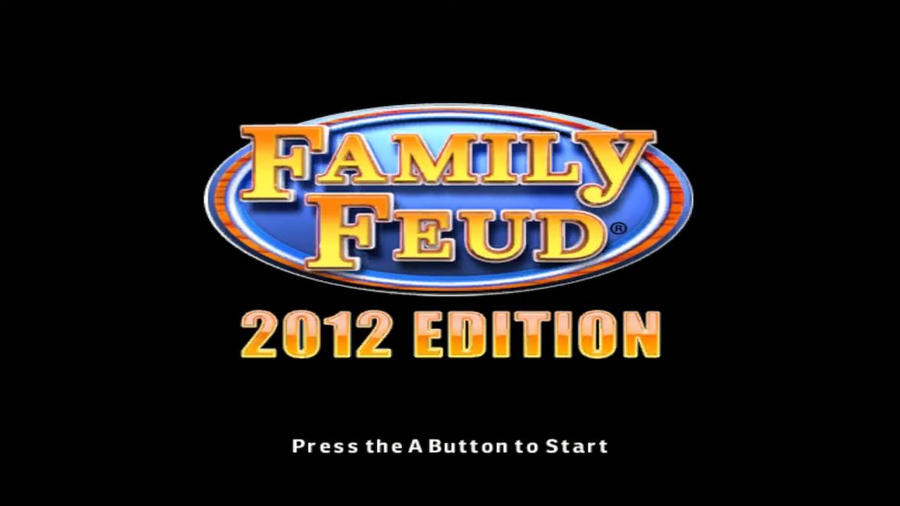 Family Feud: 2012 Edition title screen for Wii