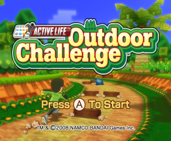 Family Trainer title screen for Wii