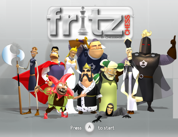 Fritz Chess title screen for Wii