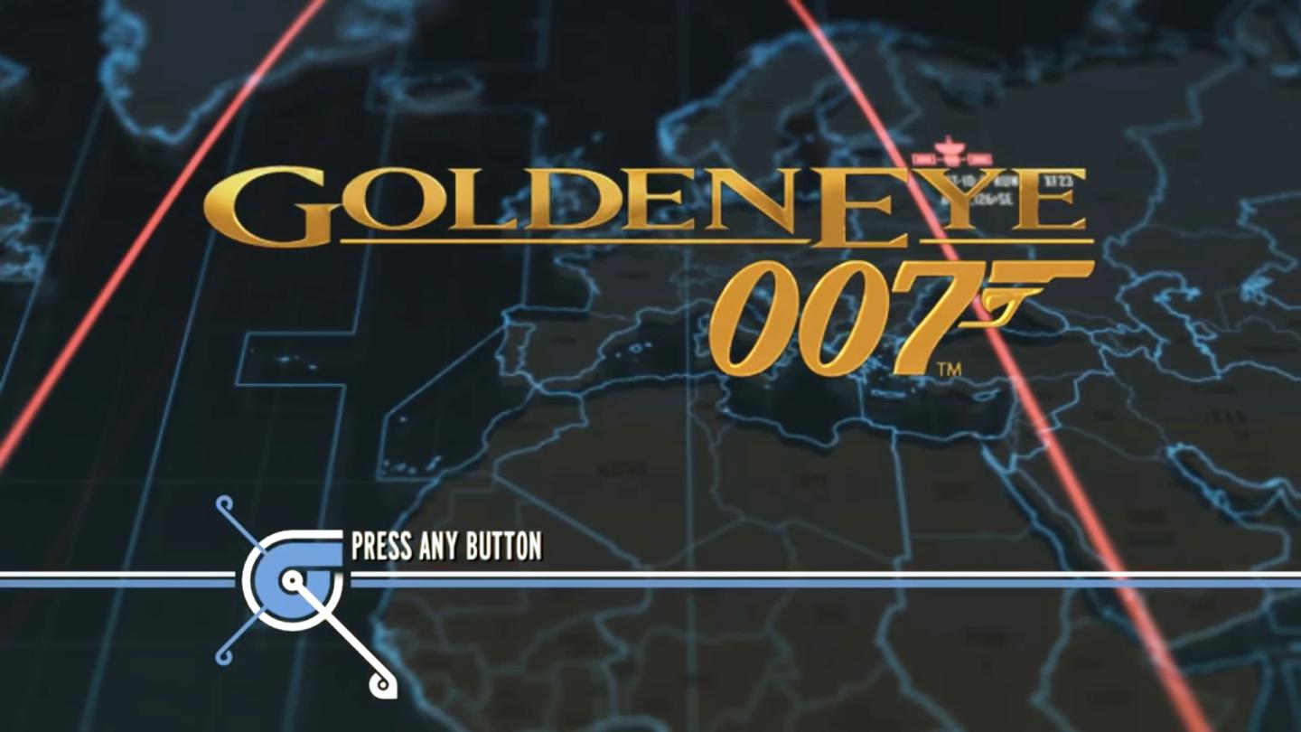GoldenEye 007 title screen for Wii