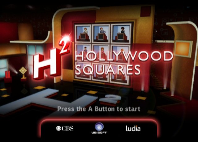 Hollywood Squares title screen for Wii