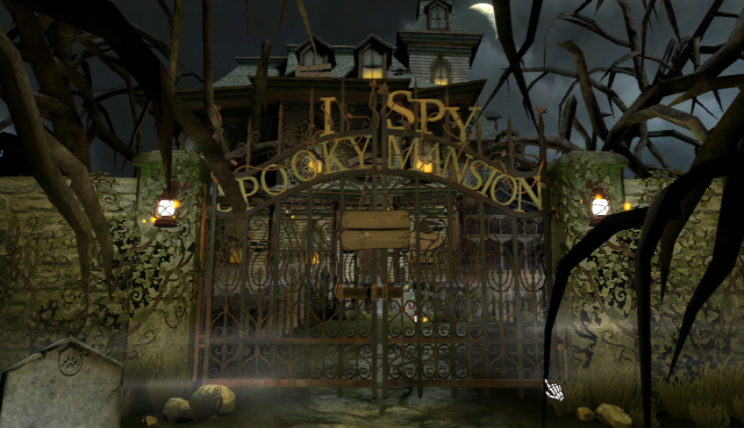 I Spy: Spooky Mansion title screen for Wii
