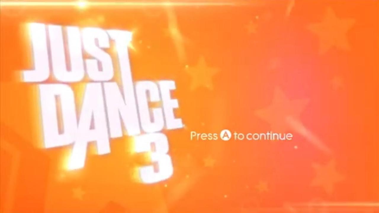Just Dance 3 (Target Exclusive) title screen for Wii