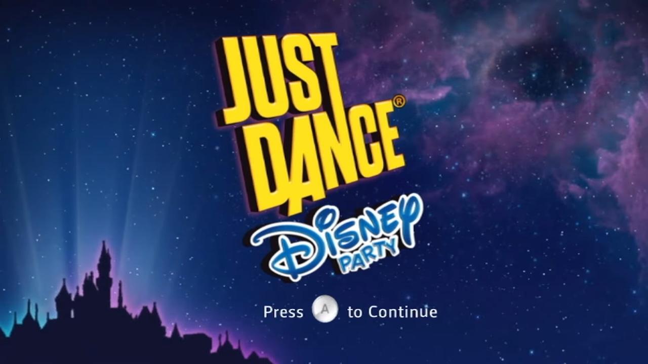 Just Dance Disney Party title screen for Wii