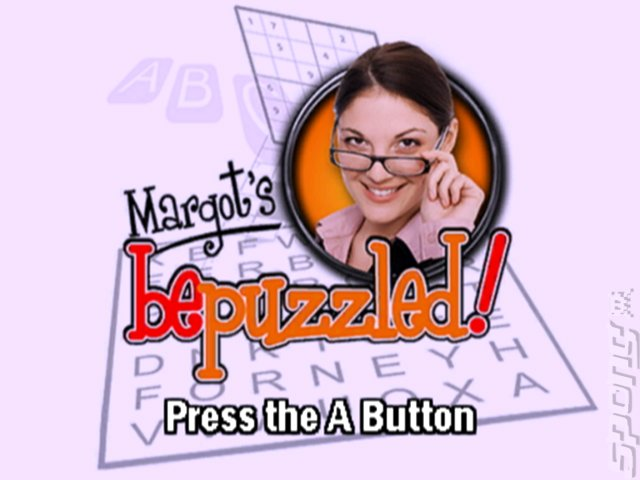 Margot's Bepuzzled title screen for Wii