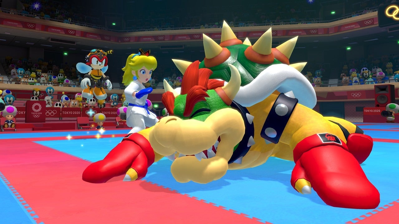 Mario & Sonic at the Olympic Games title screen for Wii