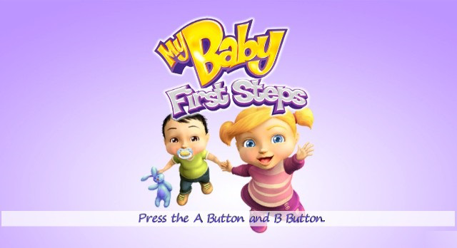 My Baby 2 title screen for Wii