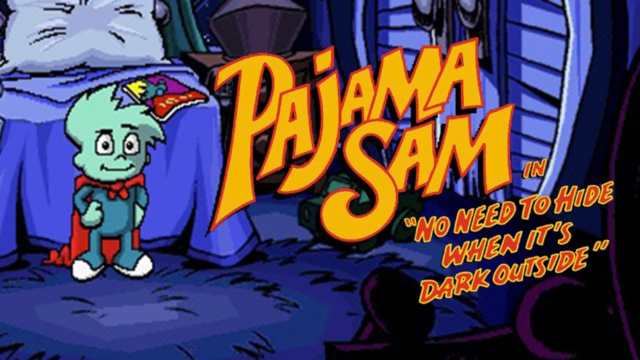Pajama Sam: Don't Fear the Dark title screen for Wii