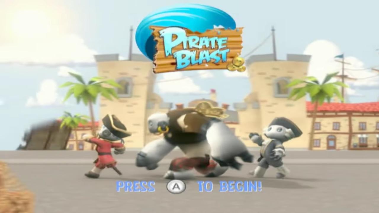 Pirate Blast title screen for Wii