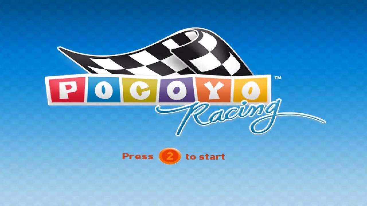 Pocoyo Racing title screen for Wii