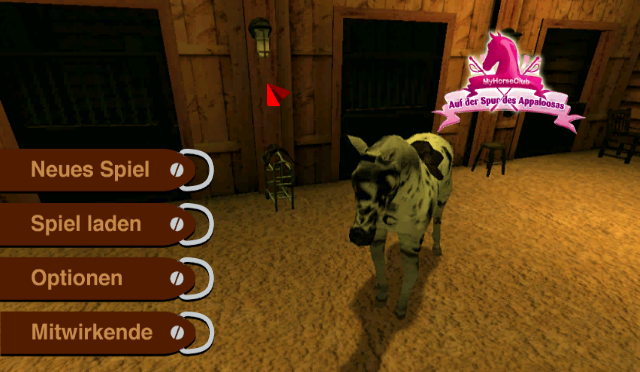 Real Stories: Mission Equitation title screen for Wii