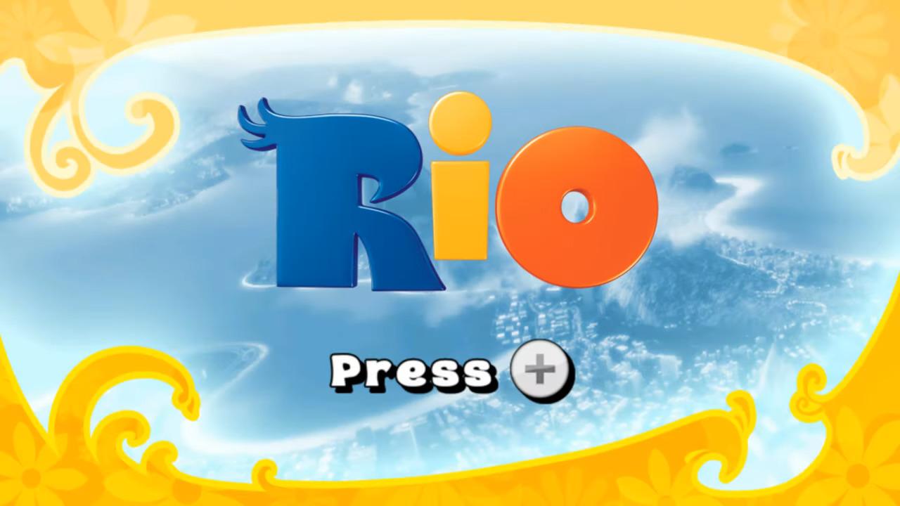 Rio title screen for Wii