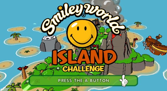 Smiley World: Island Challenge title screen for Wii