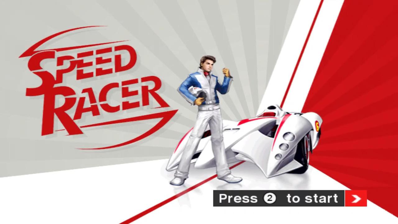 Speed Racer: The Videogame [Movie Ticket Bundle] title screen for Wii