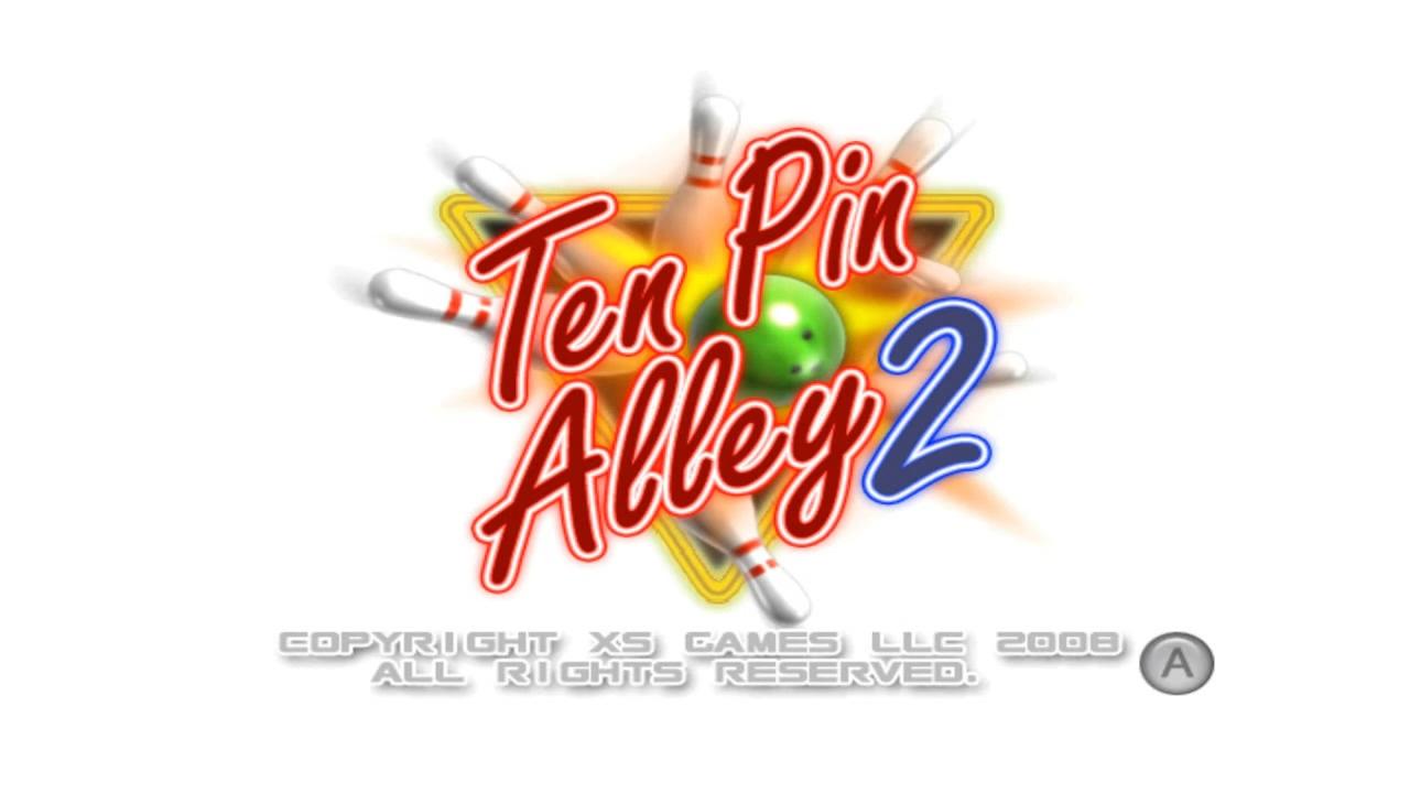 Ten Pin Alley 2 title screen for Wii