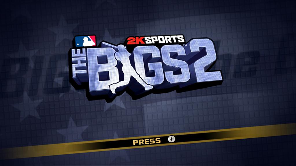 The Bigs 2 title screen for Wii