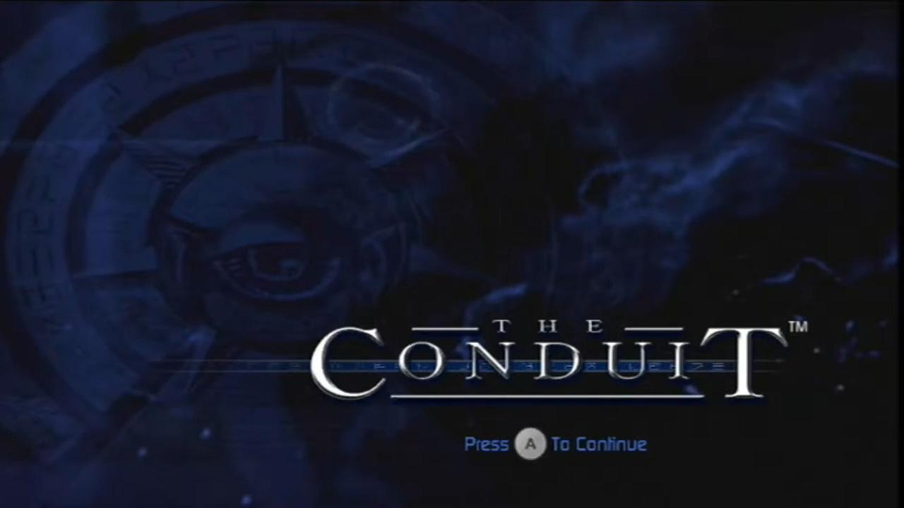 The Conduit title screen for Wii