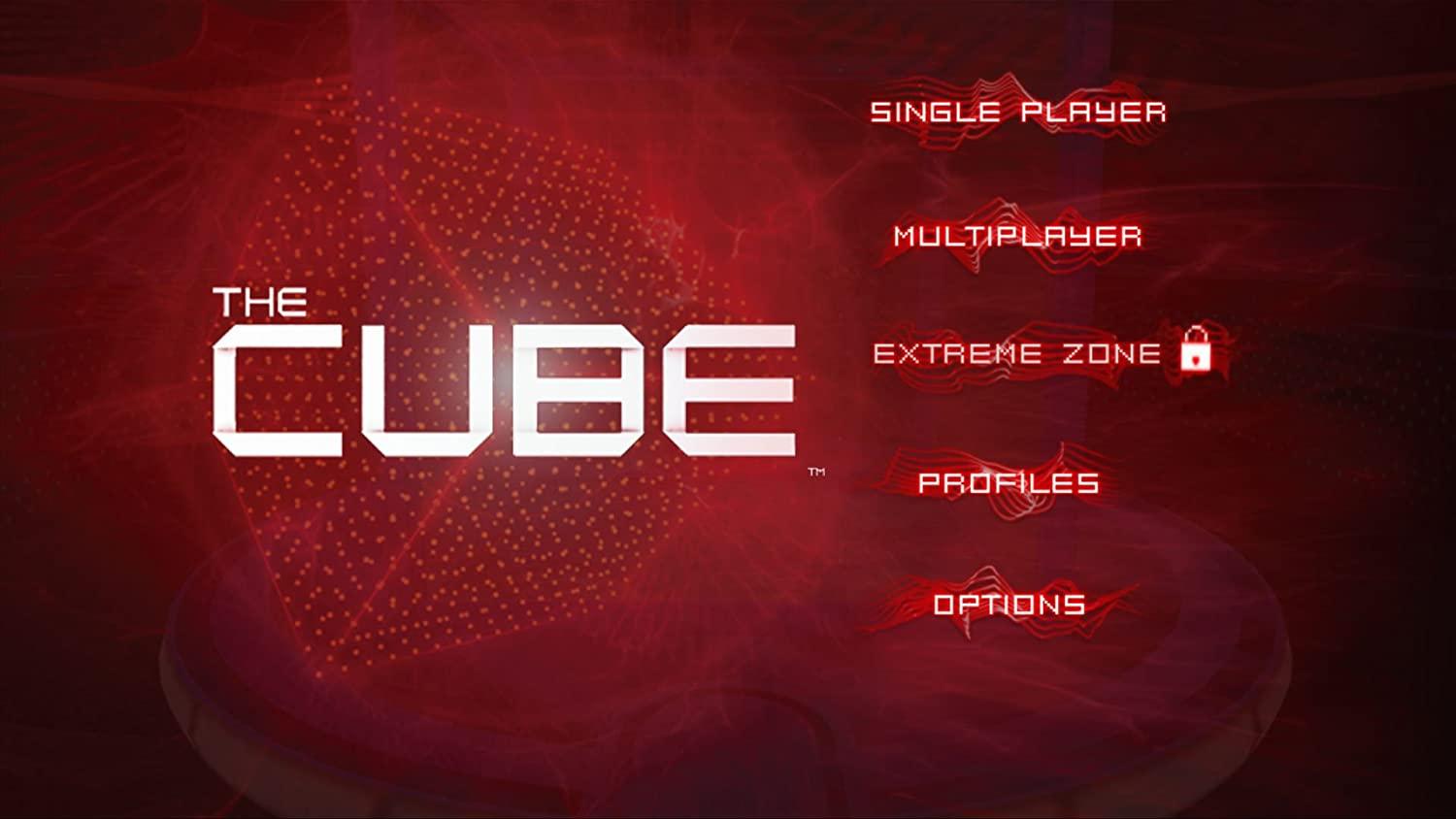 The Cube title screen for Wii