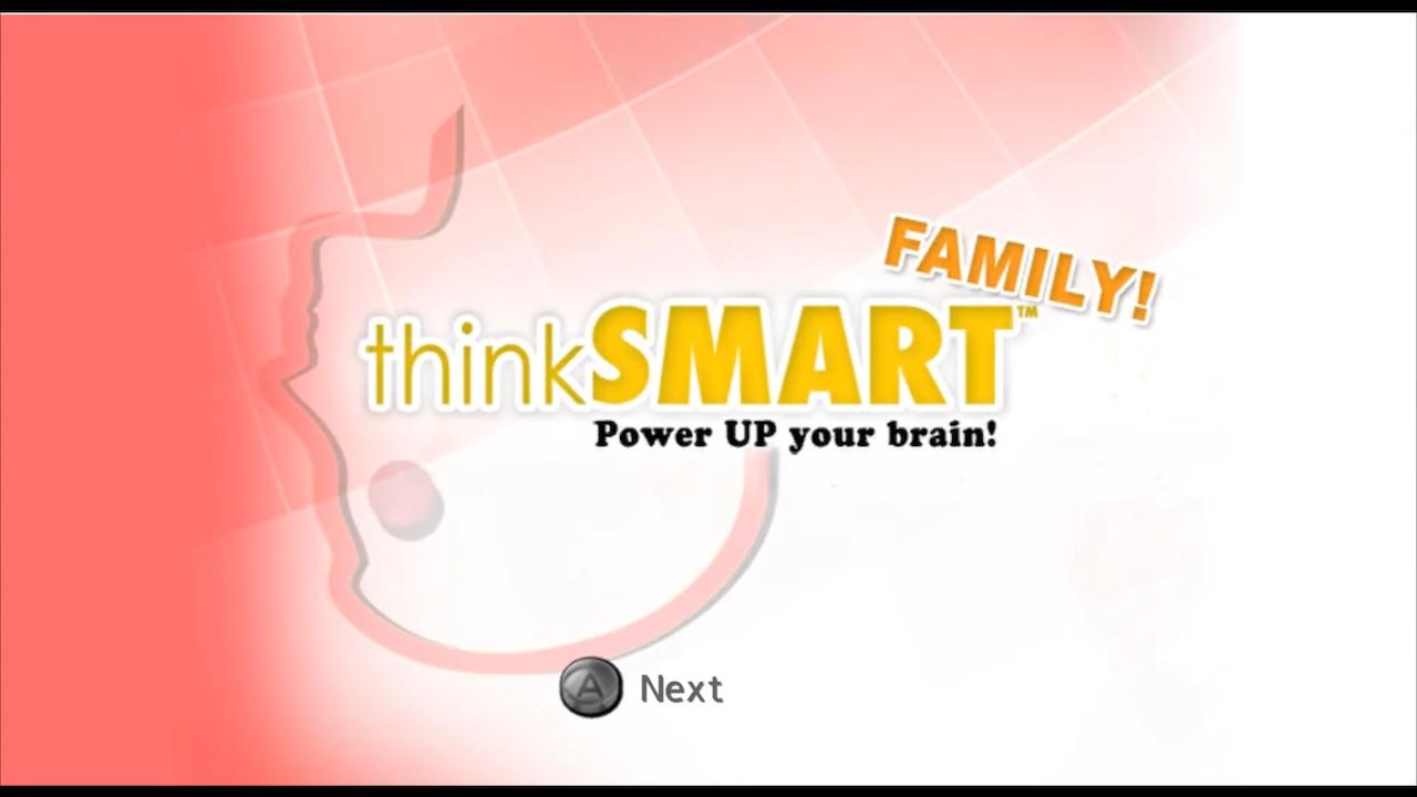 Think: Logic Trainer title screen for Wii