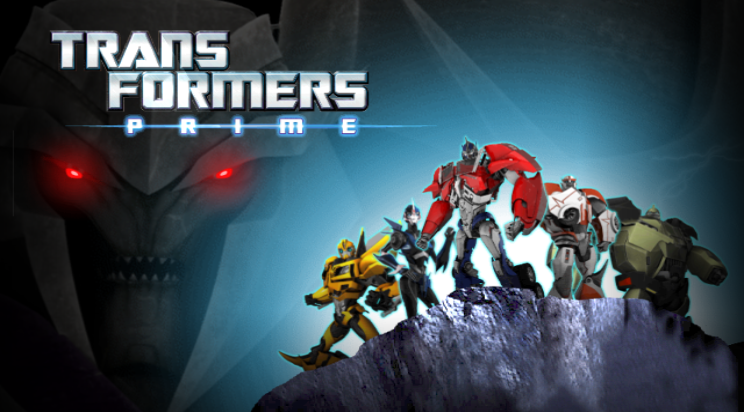 Transformers: Prime title screen for Wii
