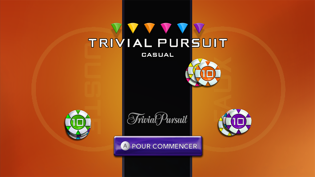 Trivial Pursuit: Bet You Know It title screen for Wii