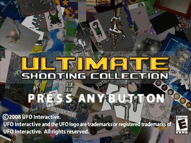 Ultimate Shooting Collection title screen for Wii
