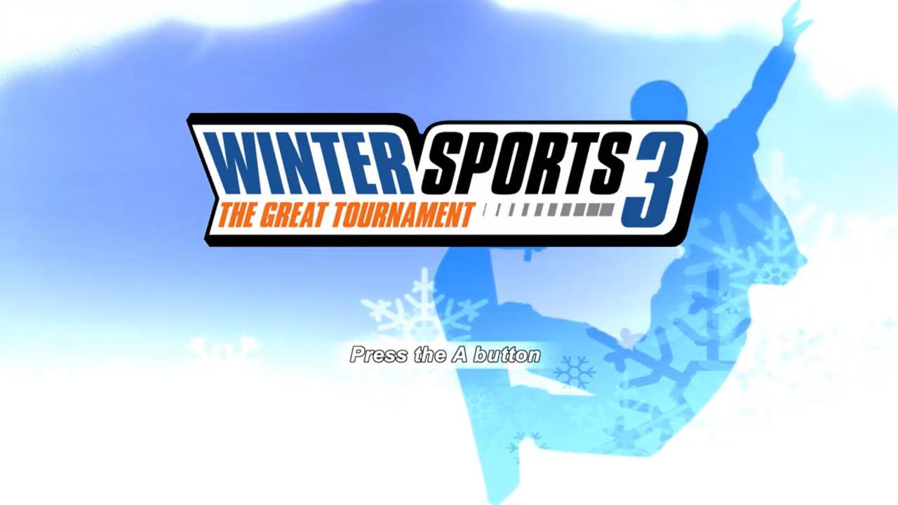 Winter Sports 2010: The Great Tournament title screen for Wii