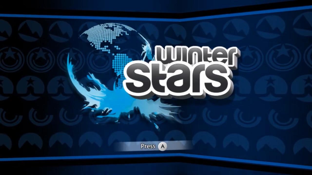 Winter Stars title screen for Wii