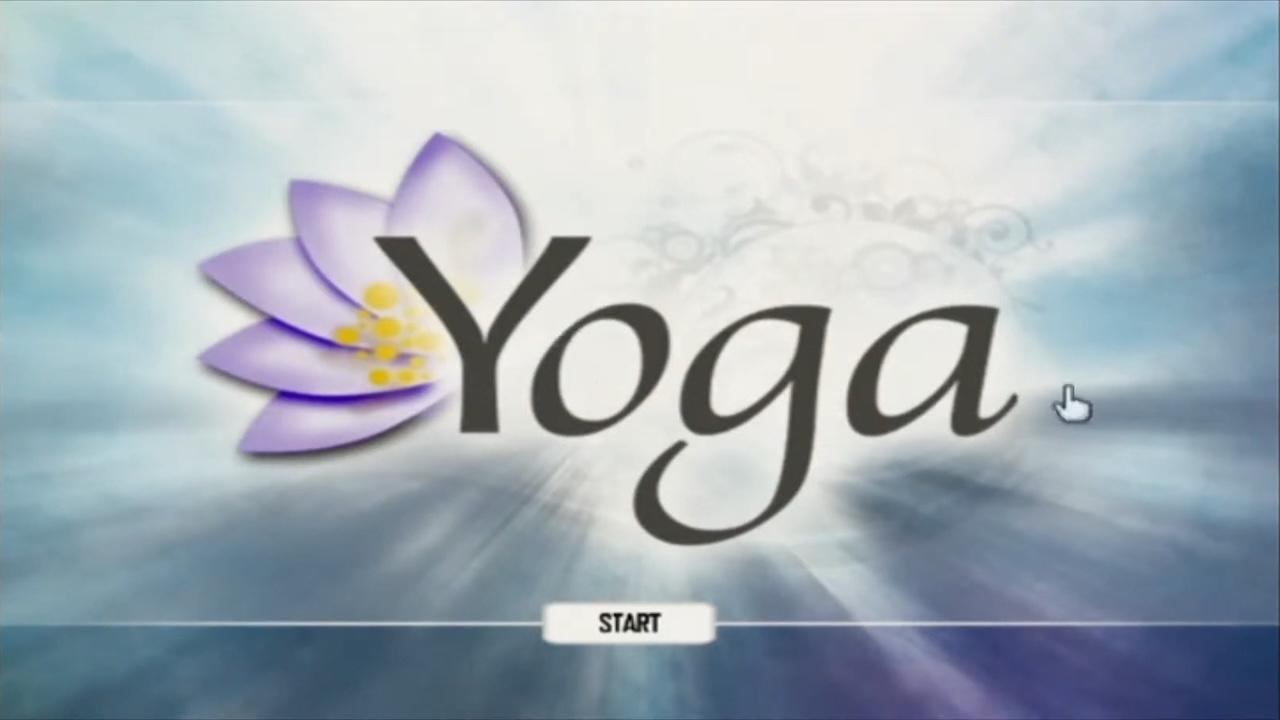 Yoga title screen for Wii