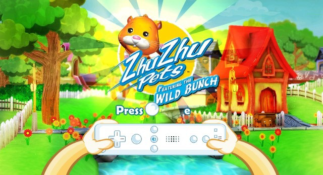 Zhu Zhu Pets: Featuring The Wild Bunch title screen for Wii