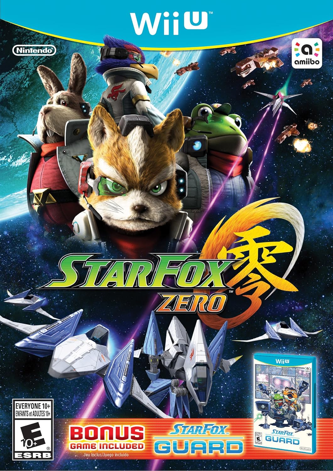 Star Fox Zero box art for Wii U