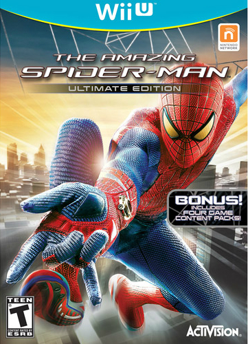 Amazing Spiderman: Ultimate Edition box art for Wii U