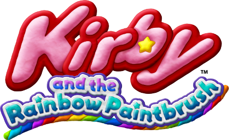 Kirby and the Rainbow Paintbrush logo for Wii U