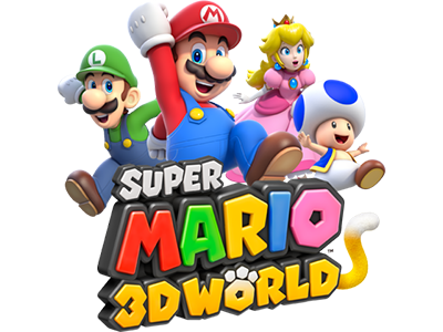 Super Mario 3D World logo for Wii U