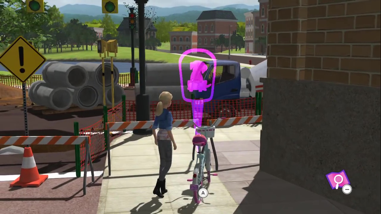 Barbie & Her Sisters: Puppy Rescue screenshot 3 for Wii U