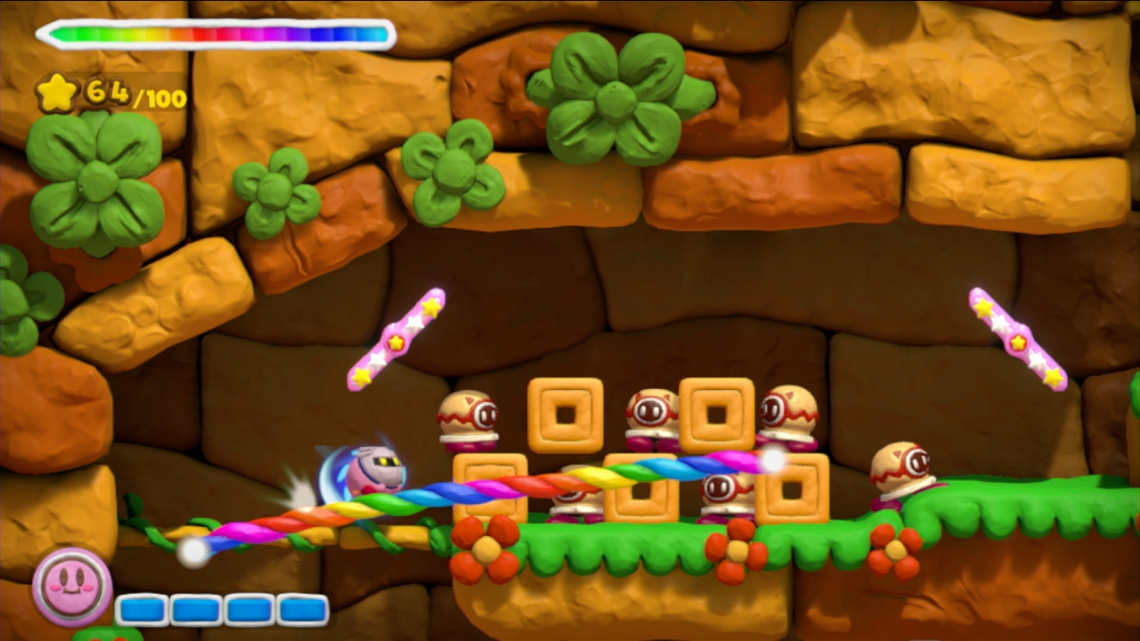 Kirby and the Rainbow Paintbrush screenshot 2 for Wii U
