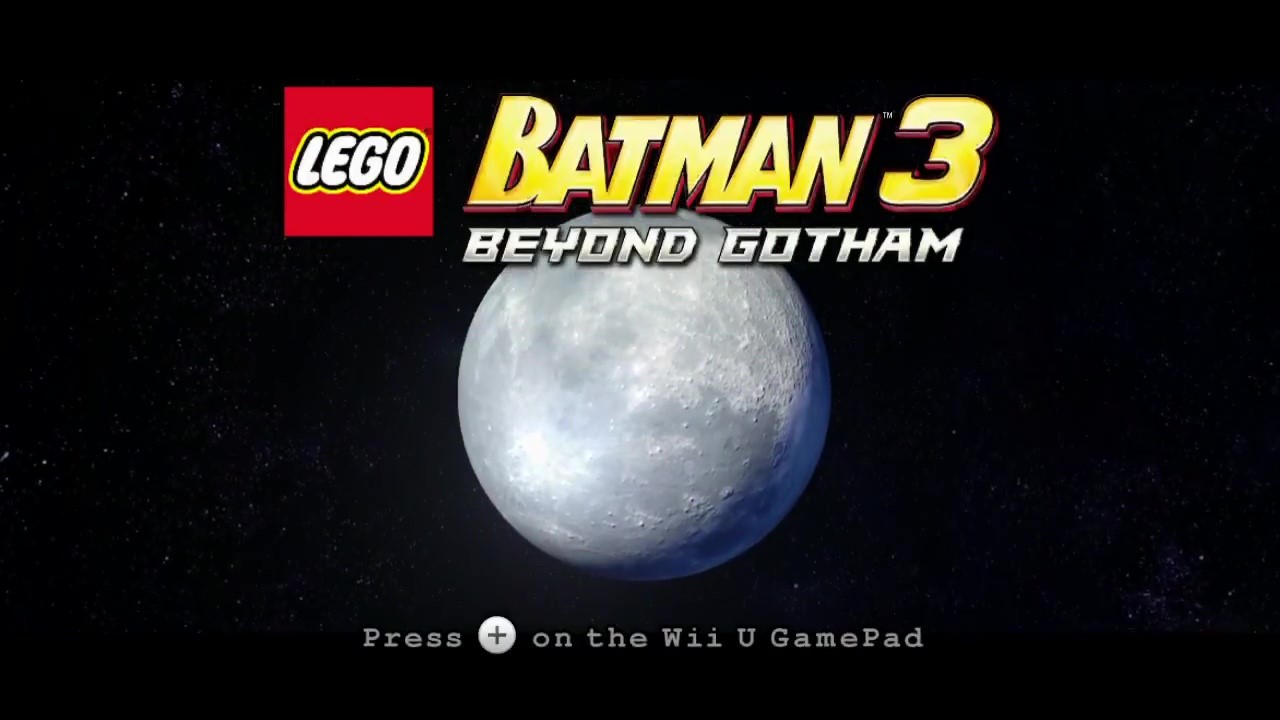 LEGO Batman 3: Beyond Gotham [Limited Editon] title screen for Wii U