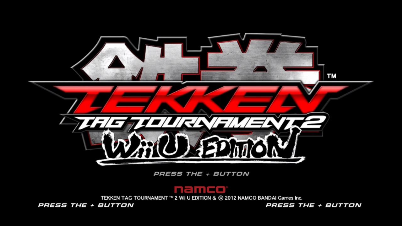 Tekken Tag Tournament 2 title screen for Wii U
