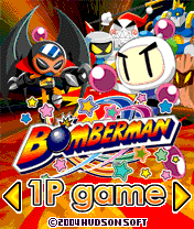 Bomberman title screen for N-Gage