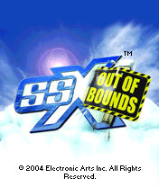 SSX Out of Bounds title screen for N-Gage
