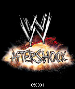 WWE Aftershock title screen for N-Gage