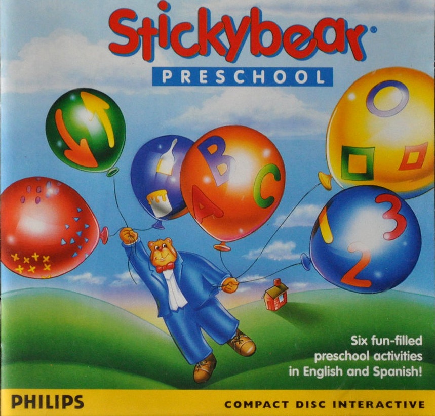 Stickybear Preschool box art for CD-i